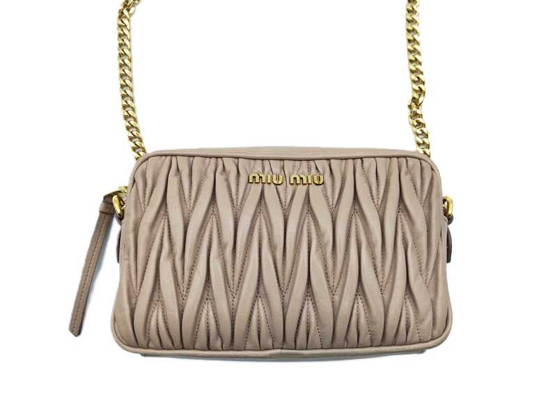 ミュウミュウ買取 マテラッセ チェーンショルダーバッグ 5BH118